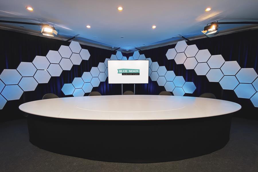 Flanders Expo en Blue Moon online event studio