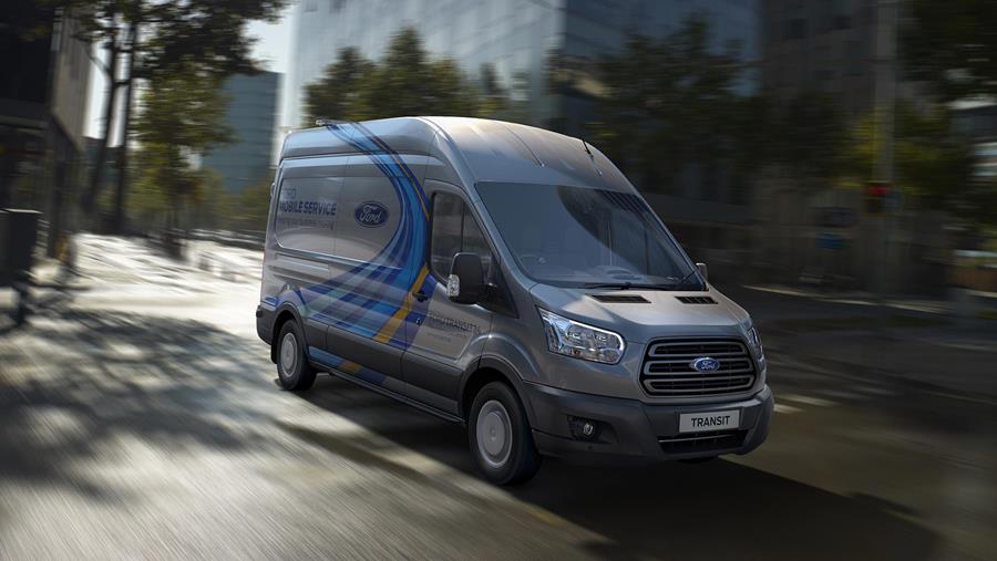 De bestelwagens van Mobile Service kunnen 70 procent van de onderhouds- en herstellingswerken uitvoeren (ook aan voertuigen van andere merken)