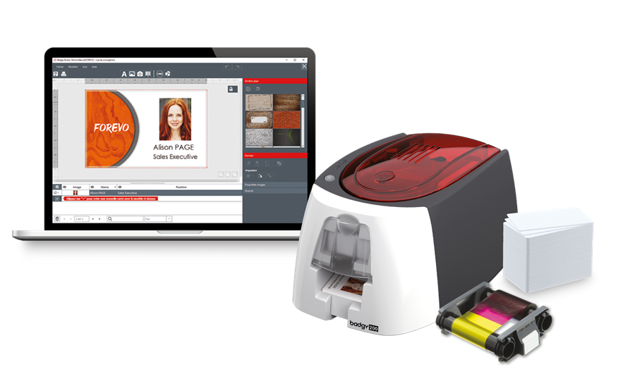 Evolis Badgy 200 kaartprinter