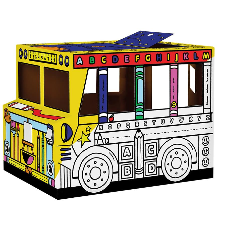 Inkleurbare speelbus 6